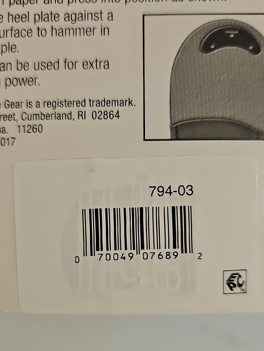 Shoe Gear Heel Plates, 2-Pack New - Picture 8 of 8